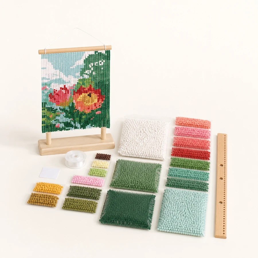 Protea Bead Curtain Kit from the ZHONGYI Bead Curtain DIY Kits collection