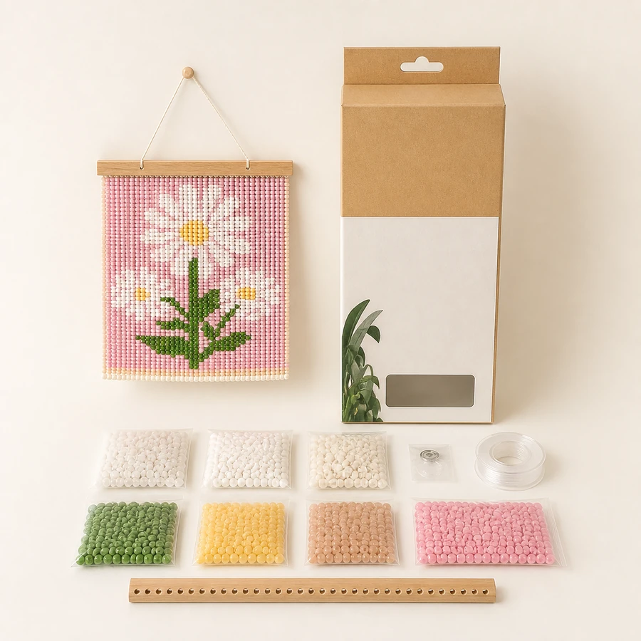 Daisy Bead Curtain Kit from the ZHONGYI Bead Curtain DIY Kits collection