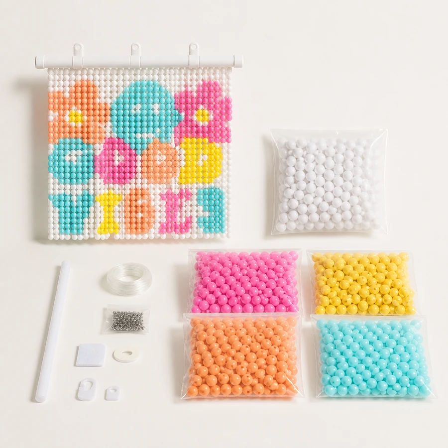 Colour Bead Curtain Kit from the ZHONGYI Bead Curtain DIY Kits collection