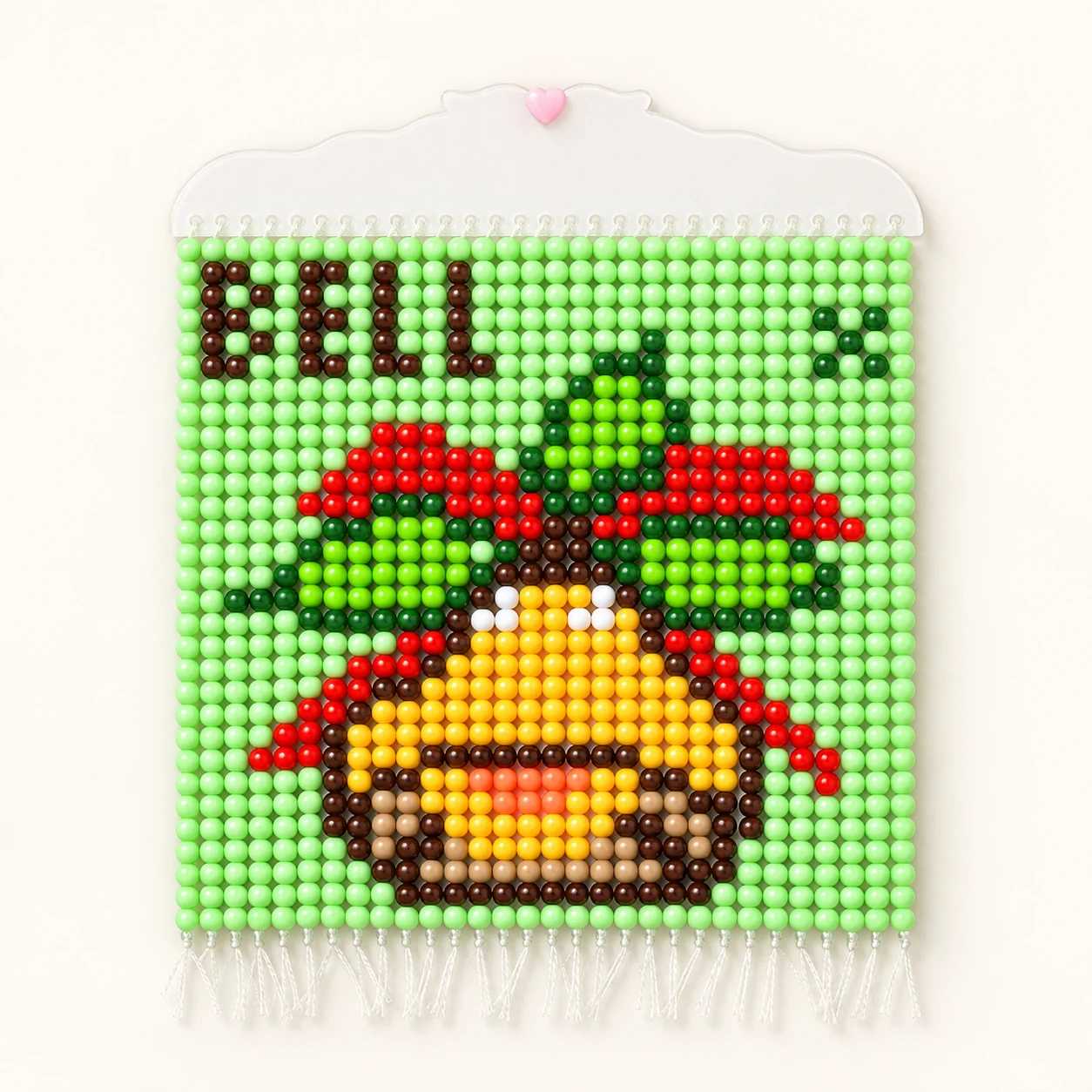 Beaded Wall Art Kit - Christmas Bell from the ZHONGYI Bead Curtain DIY Kits collection