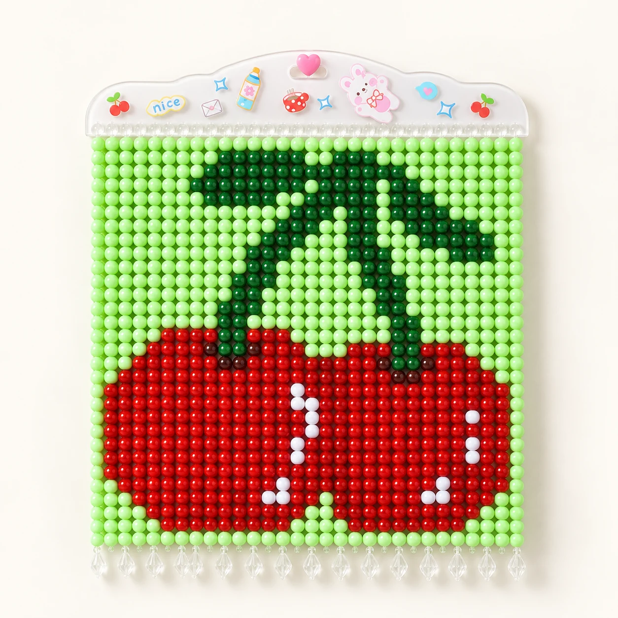 Beaded Wall Art Kit - Cherry from the ZHONGYI Bead Curtain DIY Kits collection