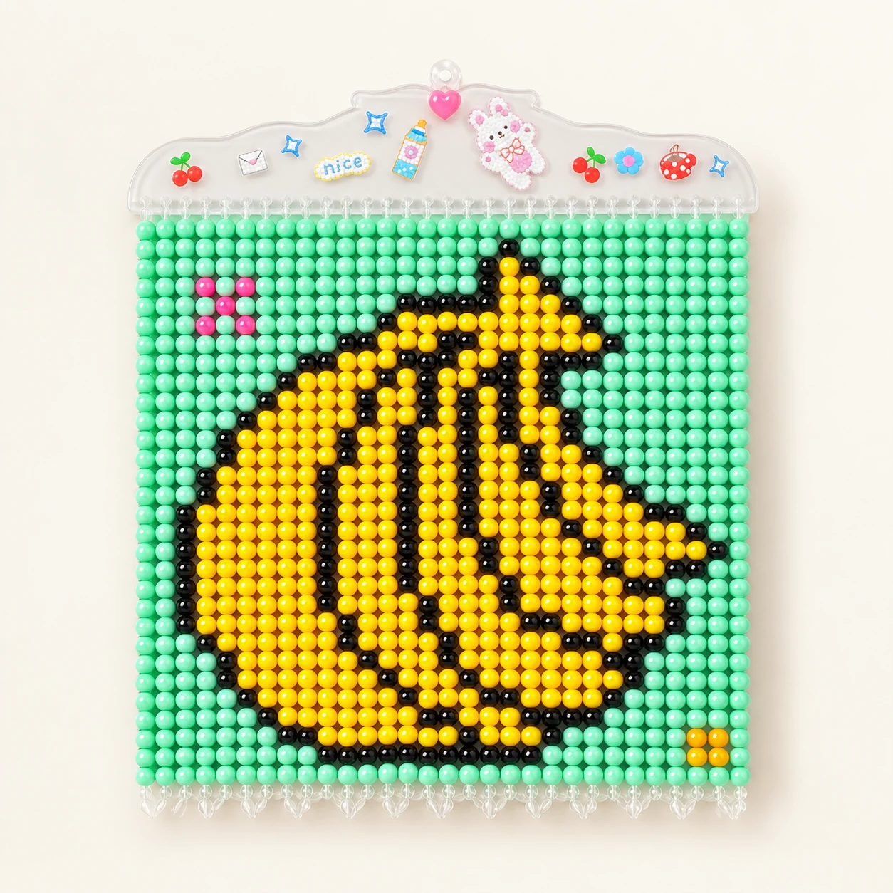 Beaded Wall Art Kit - Banana Bunch from the ZHONGYI Bead Curtain DIY Kits collection