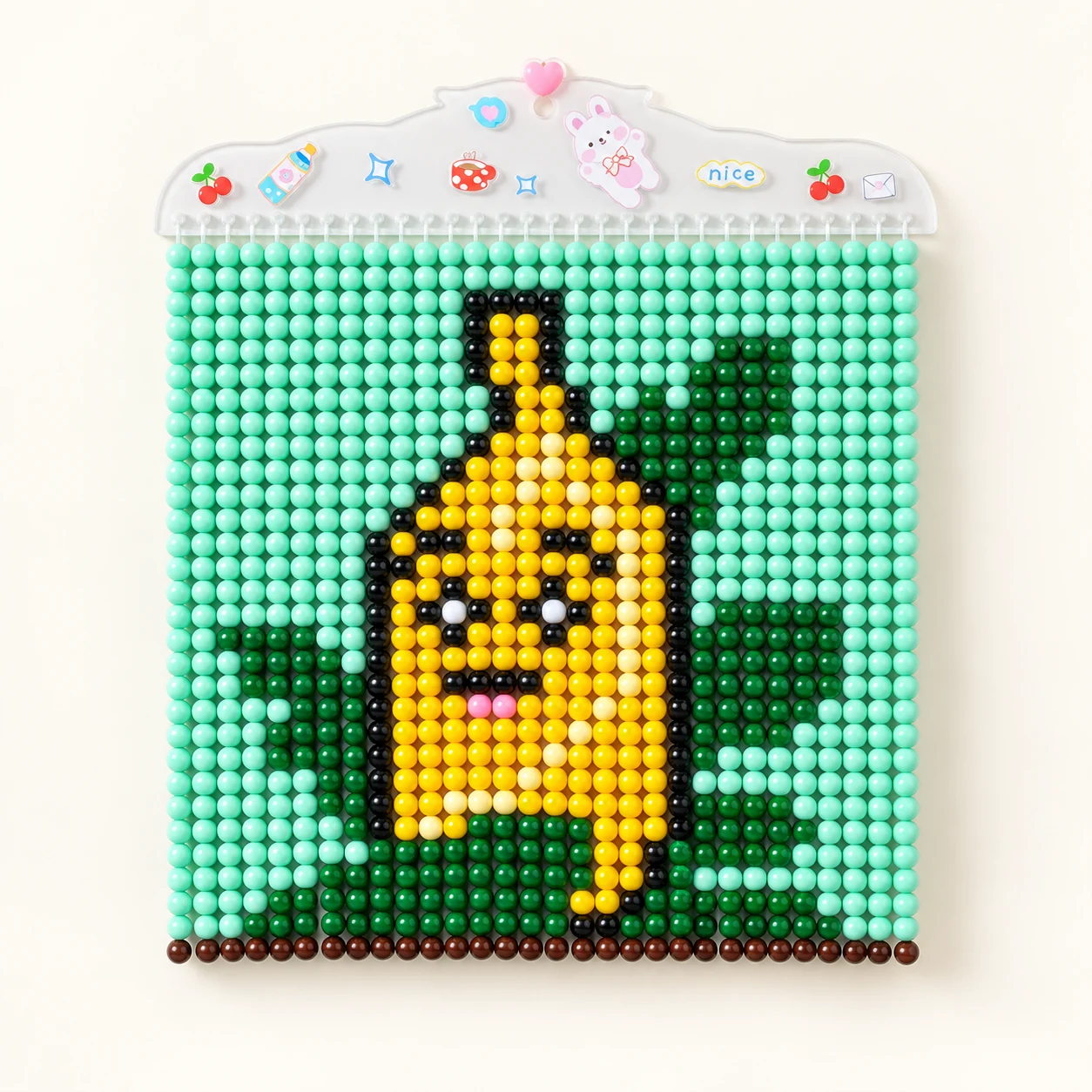 Beaded Wall Art Kit - Single Banana from the ZHONGYI Bead Curtain DIY Kits collection