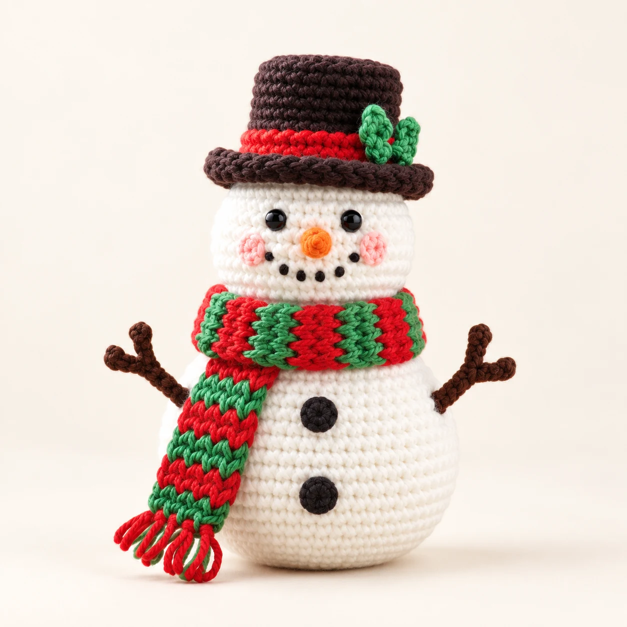 Snowman Crochet Kit from the ZHONGYI Christmas DIY Kits collection