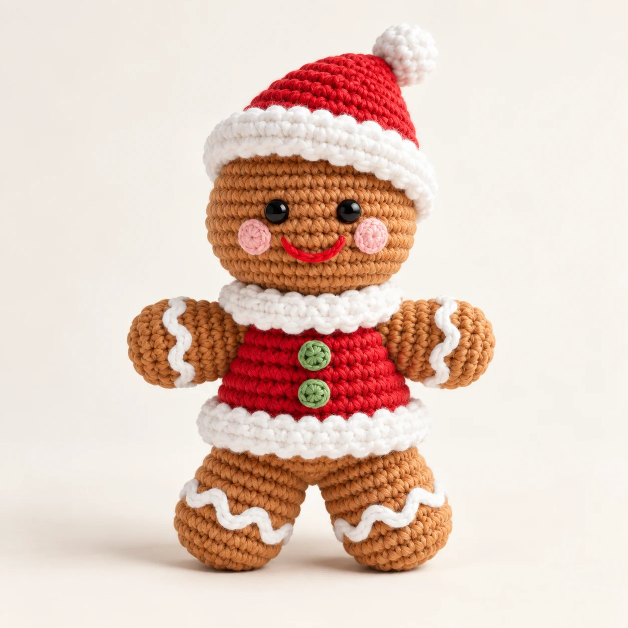 Gingerbread Man Crochet Kit from the ZHONGYI Christmas DIY Kits collection