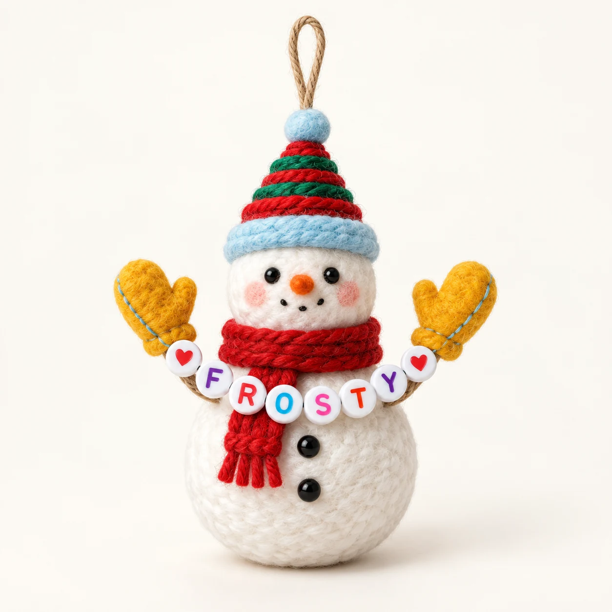 Felt Snowman Ornament Kit from the ZHONGYI Christmas DIY Kits collection