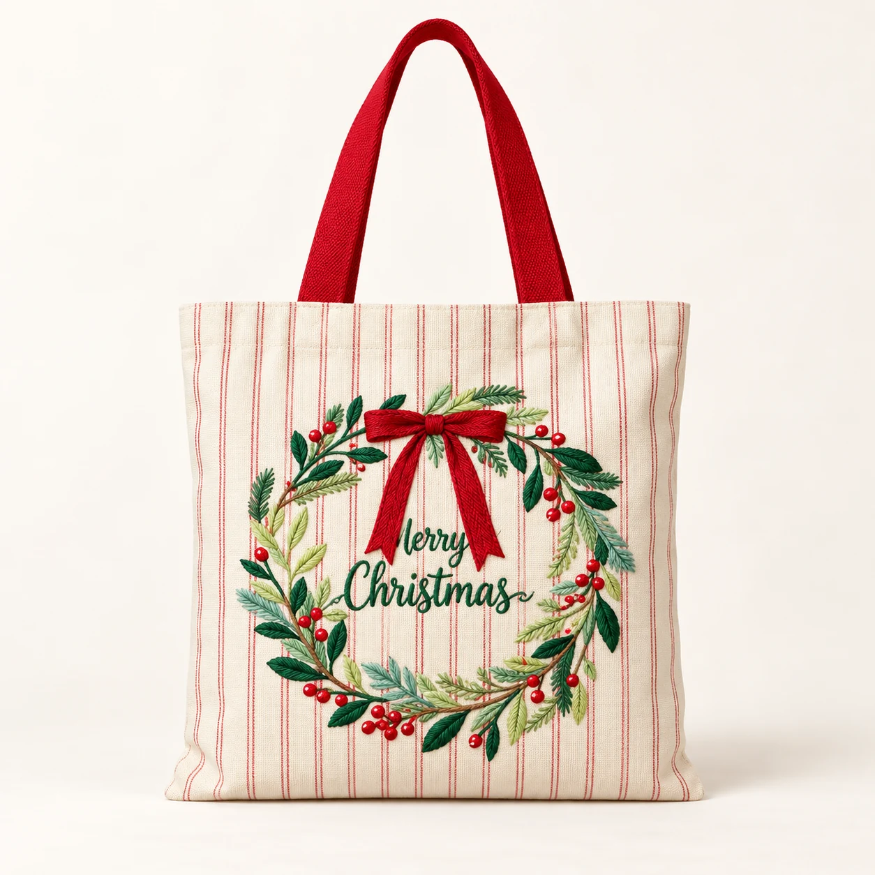Christmas Canvas Tote Embroidery Kit from the ZHONGYI Christmas DIY Kits collection