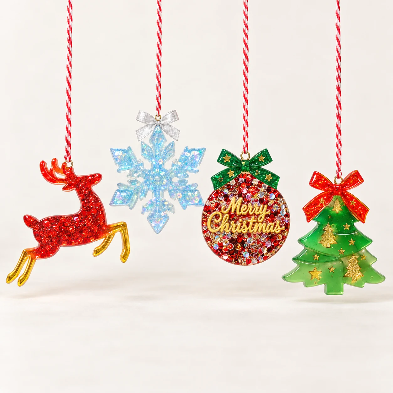 Christmas Resin Hanging Ornament Kit from the ZHONGYI Christmas DIY Kits collection