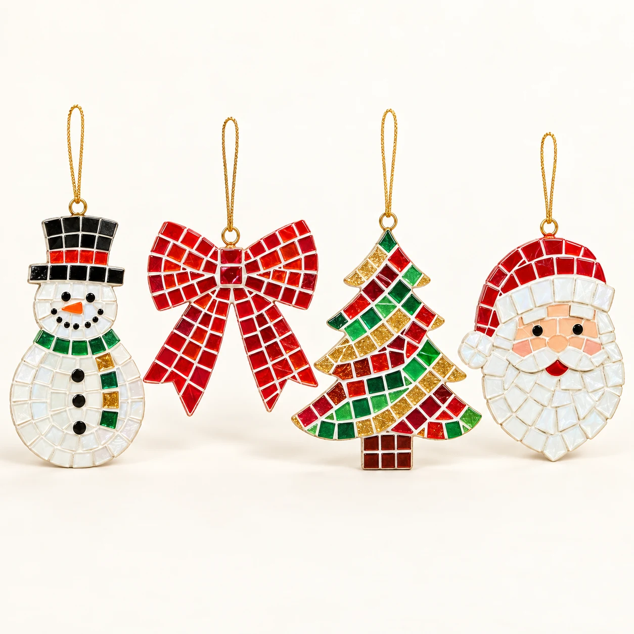 Christmas Mosaic Ornament Set from the ZHONGYI Christmas DIY Kits collection