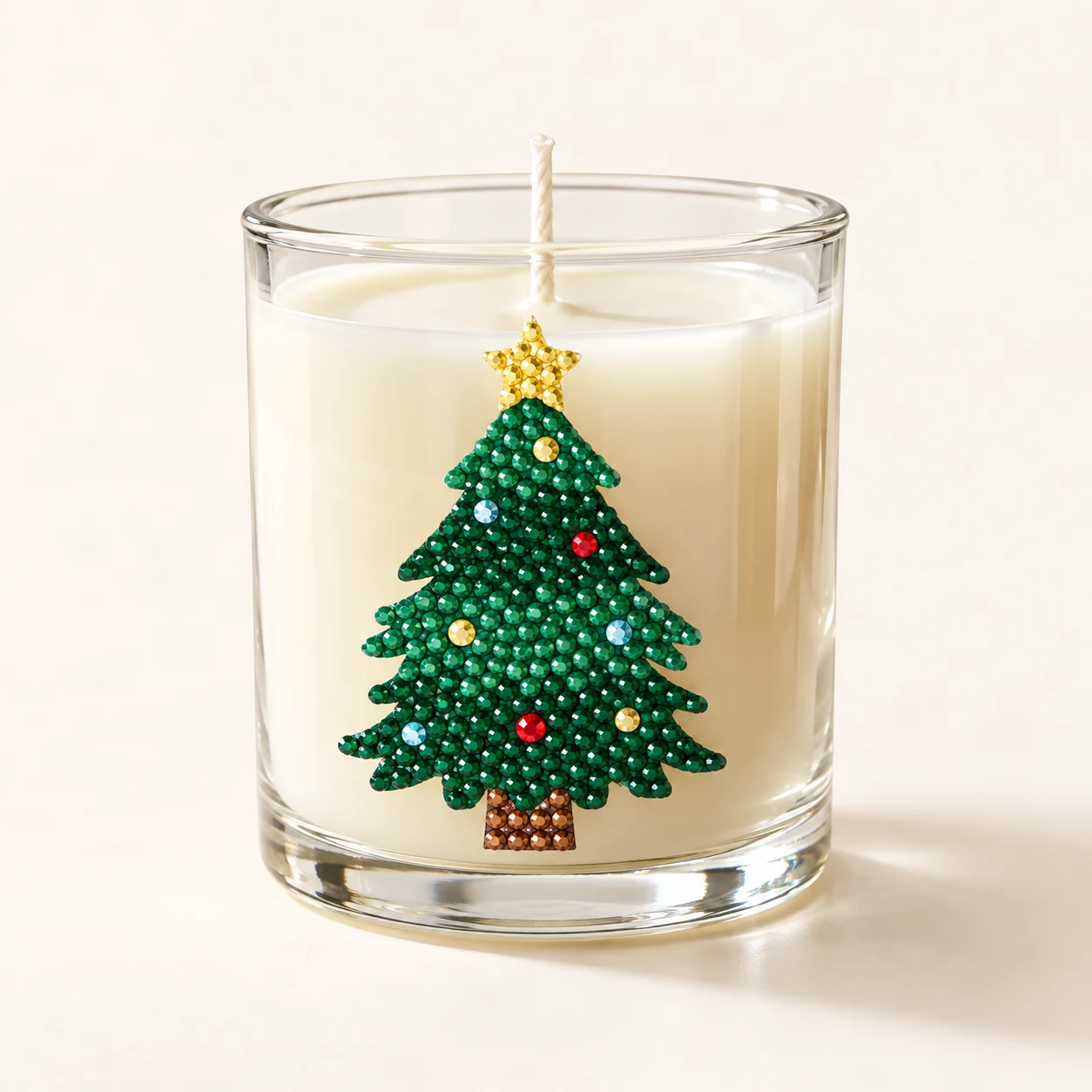 Christmas Tree Diamond Art Candle Kit from the ZHONGYI Christmas DIY Kits collection