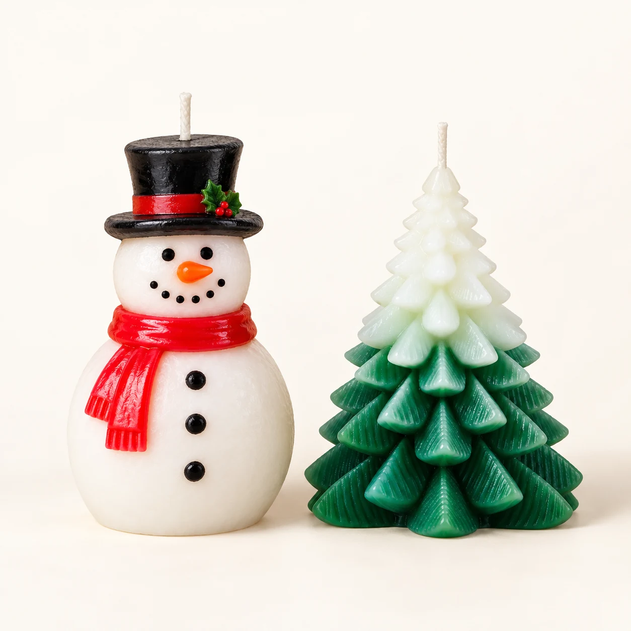 Snowman & Tree Candle Kit from the ZHONGYI Christmas DIY Kits collection