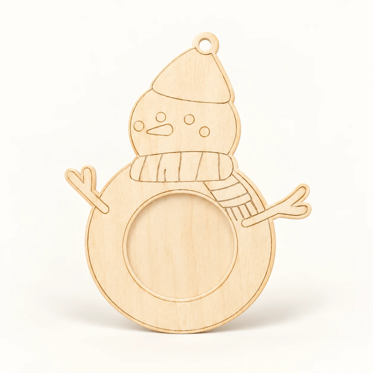 Snowman Wooden Photo Frame Painting Kit from the ZHONGYI Christmas DIY Kits collection