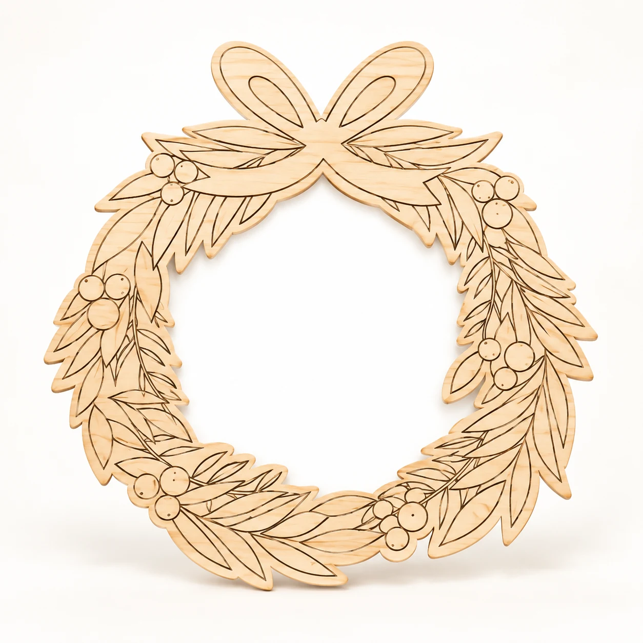 Wreath Wooden Photo Frame Painting Kit from the ZHONGYI Christmas DIY Kits collection