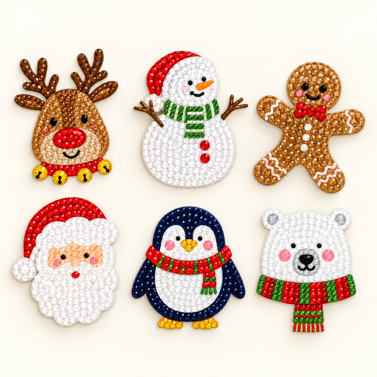 Christmas Diamond Art Ornament Kit from the ZHONGYI Christmas DIY Kits collection