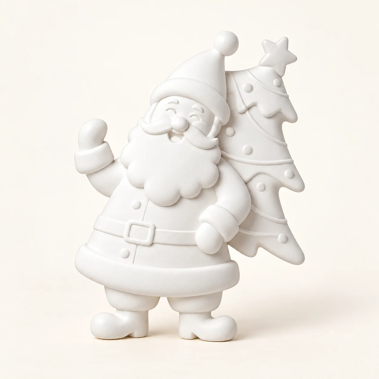 Santa & Tree Figure Painting Kit from the ZHONGYI Christmas DIY Kits collection