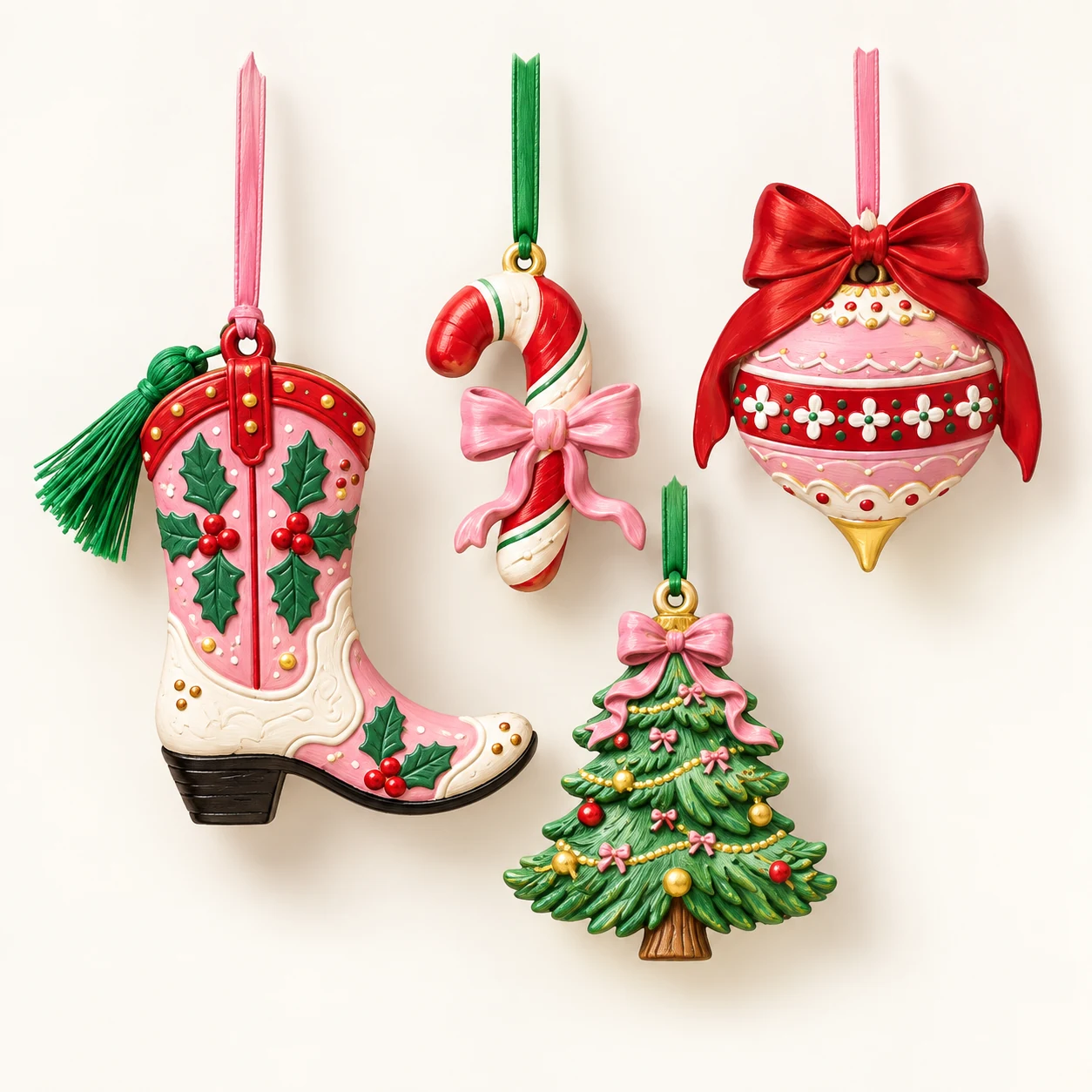Christmas Plaster Ornament Painting Kit from the ZHONGYI Christmas DIY Kits collection