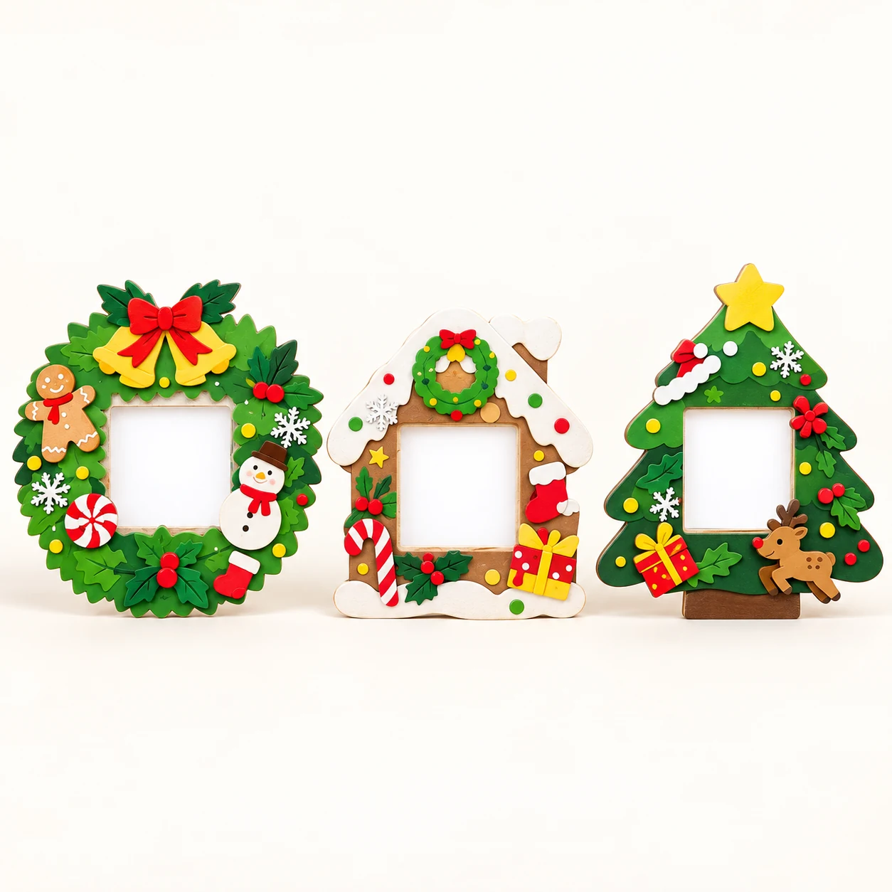Christmas Wooden Photo Frame Painting Kit from the ZHONGYI Christmas DIY Kits collection