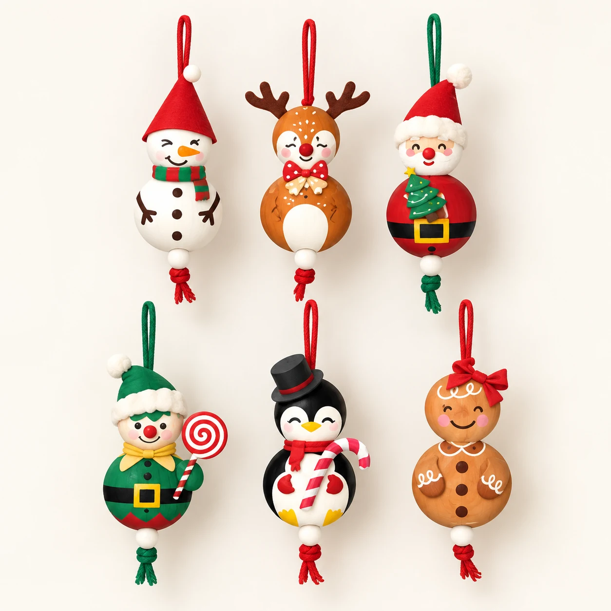 Christmas Wooden Character Assembly Kit from the ZHONGYI Christmas DIY Kits collection