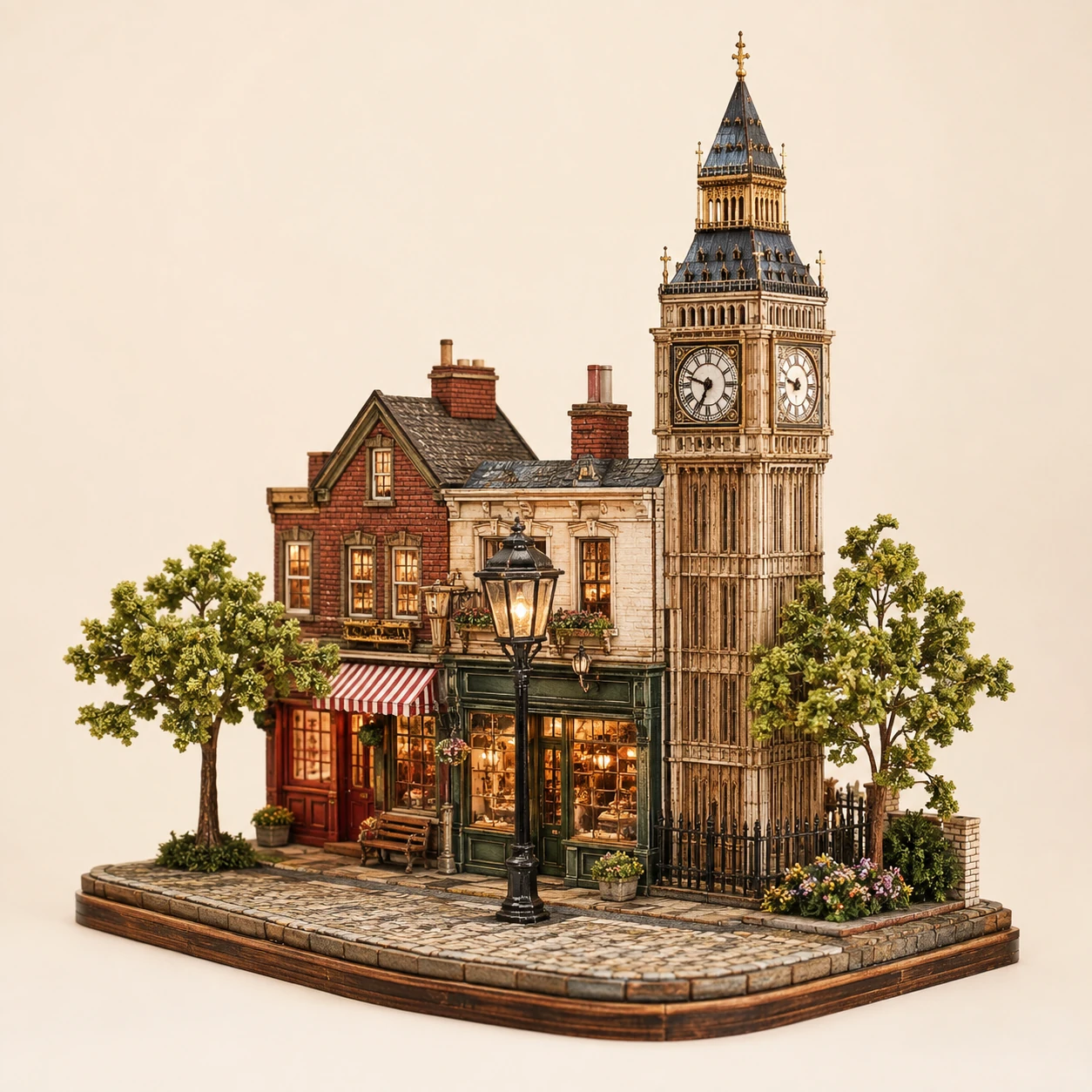 City Tour: London Landmark from the ZHONGYI Miniature House Kits collection