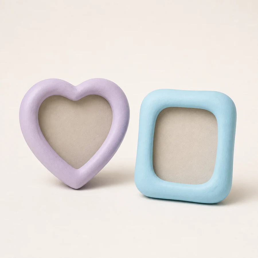 DIY Air-Dry Clay Photo Holder Kit from the ZHONGYI Clay Craft Kits collection