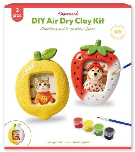 Clay Craft Kit – Keepsake Tray Project from the ZHONGYI Clay Craft Kits collection