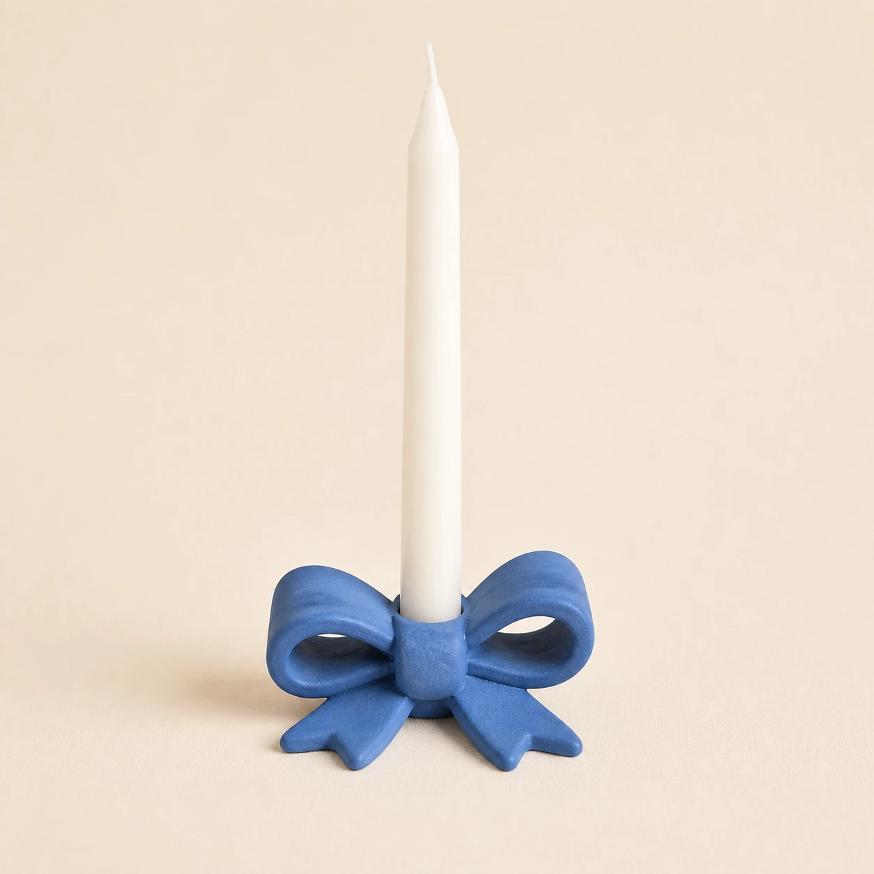 Plaster Bow Candle Holder Kit from the ZHONGYI Clay Craft Kits collection