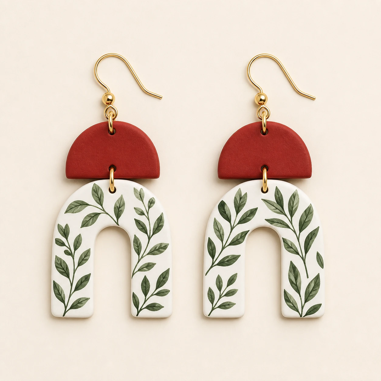 Polymer Clay Jewellery Kit - Botanical from the ZHONGYI Clay Craft Kits collection