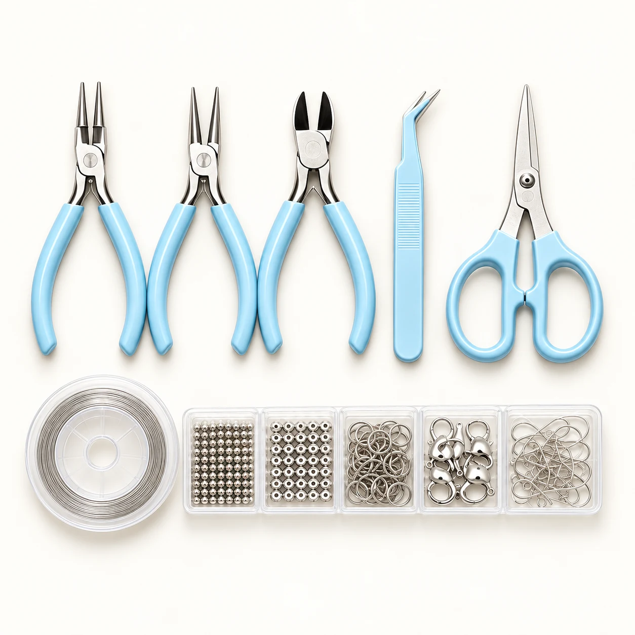 Blue Jewelry Tool Set - Blister Pack from the ZHONGYI Craft Tool Kits & Work Mats collection