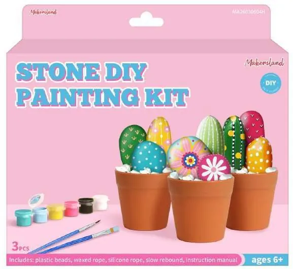 Stone DIY Painting Kit from the ZHONGYI DIY Craft Kits collection