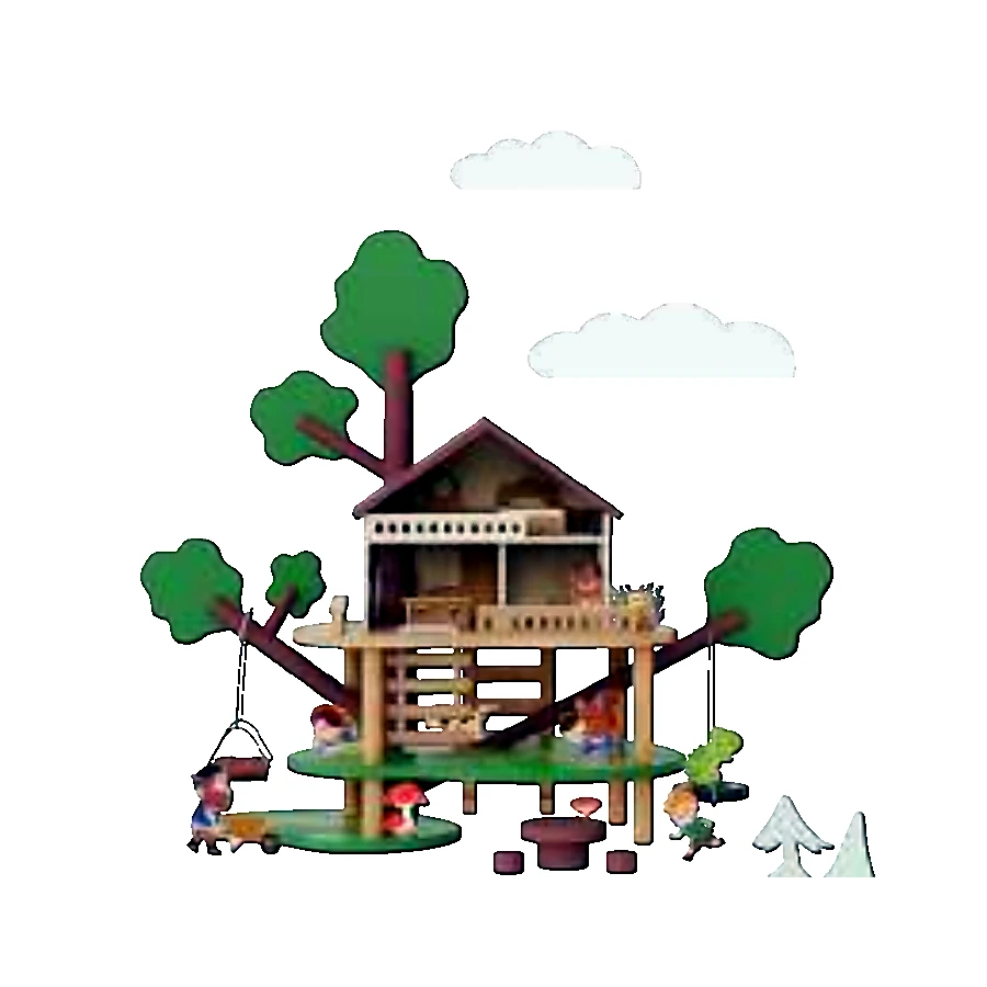 Treehouse Play Set - Large from the ZHONGYI Educational Toys collection