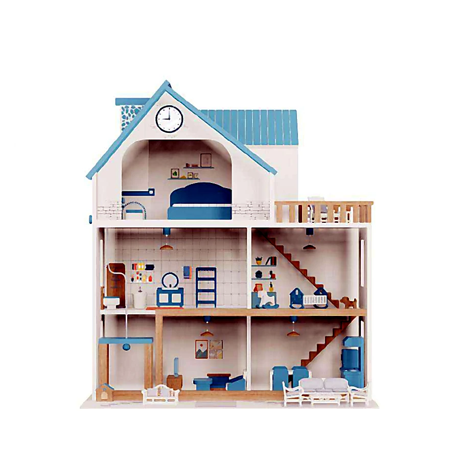 Dollhouse Play Set from the ZHONGYI Educational Toys collection