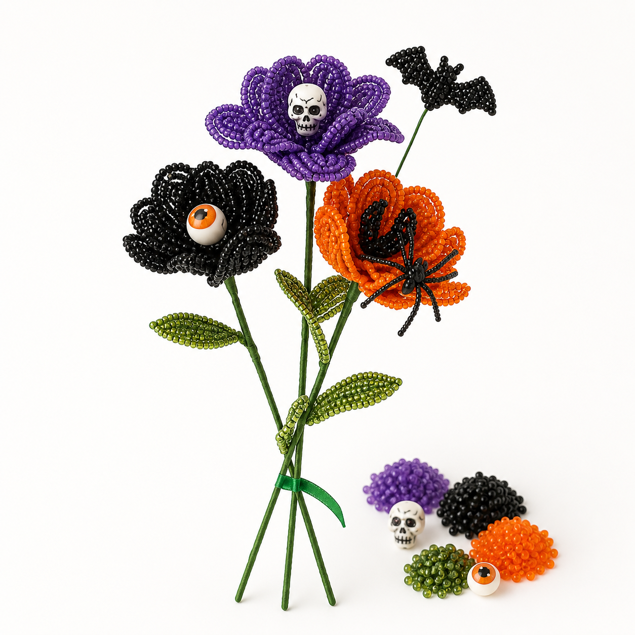 Create Your Own Beaded Flowers Kit from the ZHONGYI Halloween DIY Kits collection