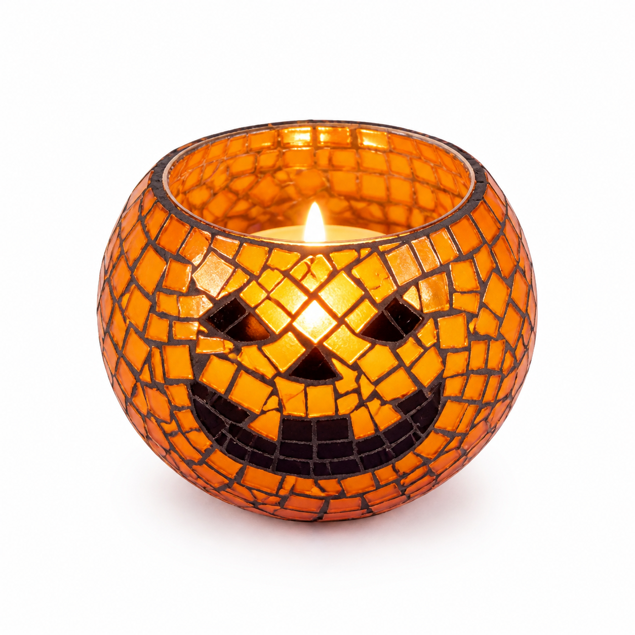 Create Your Own Mosaic Candlestick Kit from the ZHONGYI Halloween DIY Kits collection