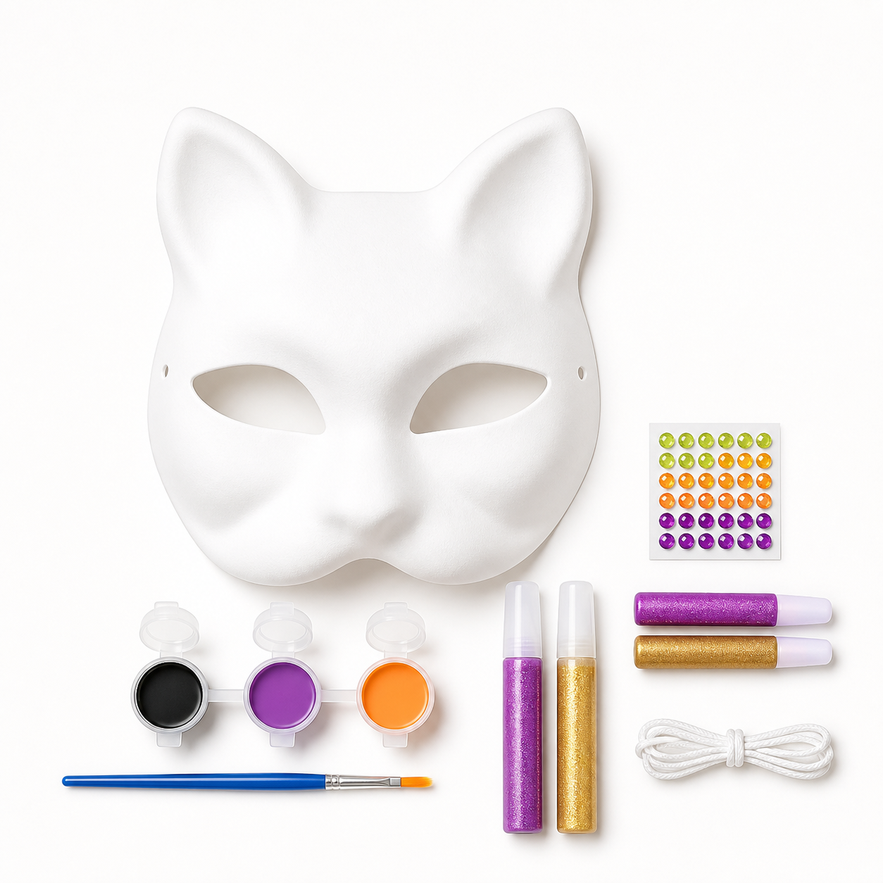 Cat Mask DIY Kit from the ZHONGYI Halloween DIY Kits collection
