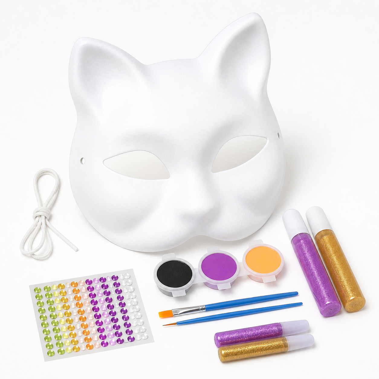 Pumpkin Mask DIY Kit from the ZHONGYI Halloween DIY Kits collection