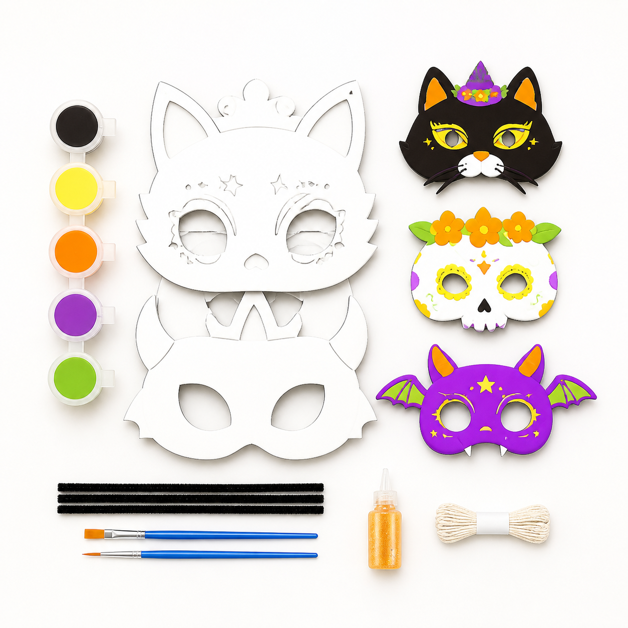 DIY Masks Kit from the ZHONGYI Halloween DIY Kits collection