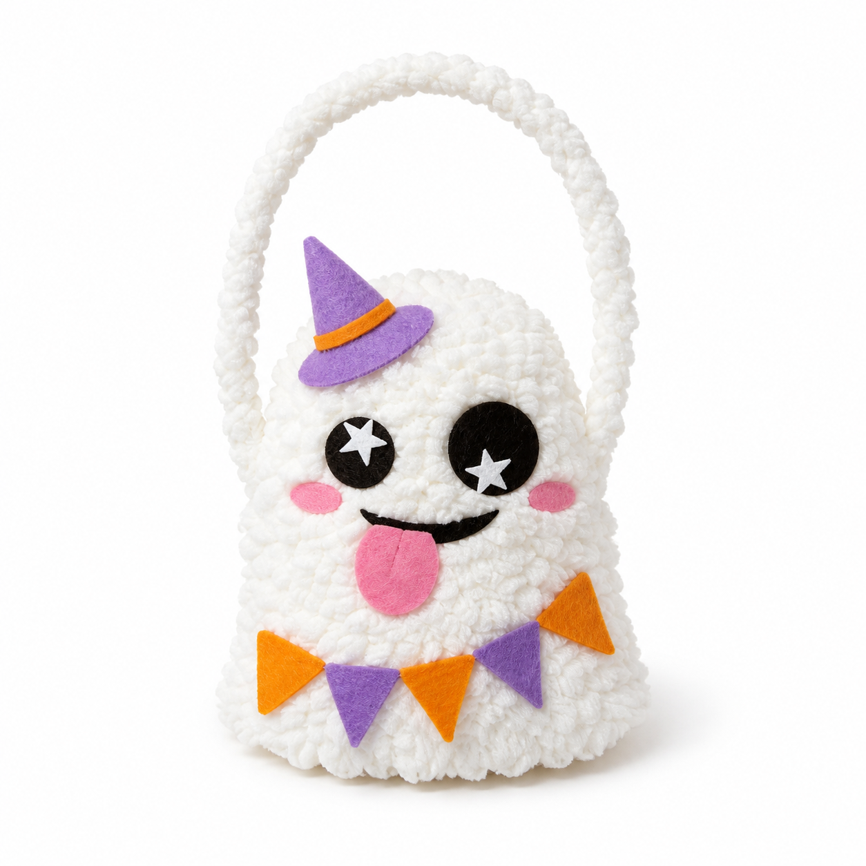 Yarn Candy Bag Kit - Ghost from the ZHONGYI Halloween DIY Kits collection