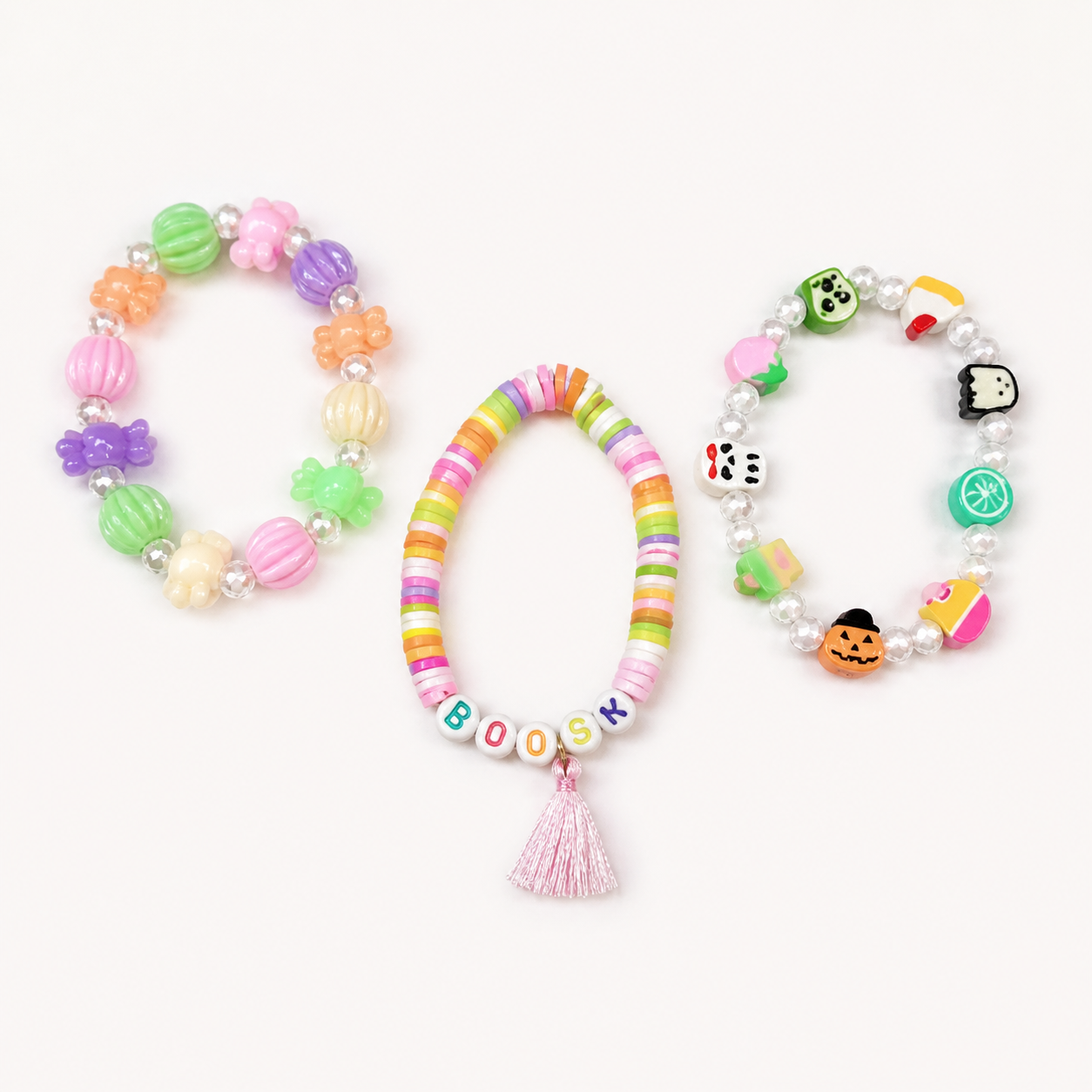 Bracelets DIY Kit - Pastel Character Beads from the ZHONGYI Halloween DIY Kits collection