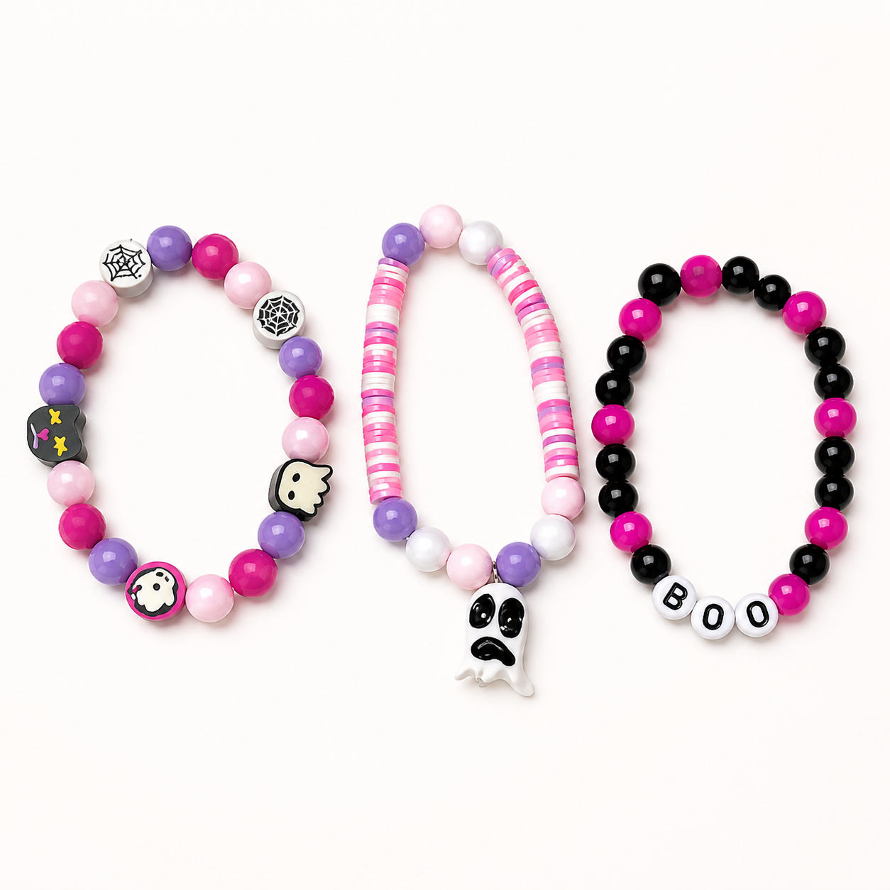 Bracelets DIY Kit - Black Cat and Pumpkin from the ZHONGYI Halloween DIY Kits collection