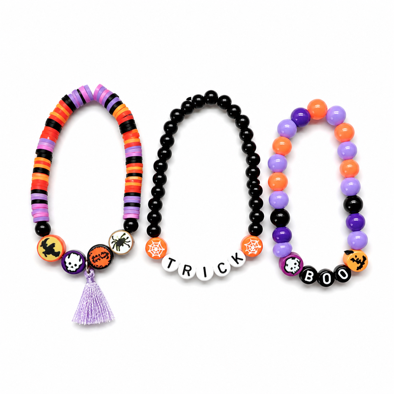Bracelets DIY Kit - Orange Pumpkin from the ZHONGYI Halloween DIY Kits collection