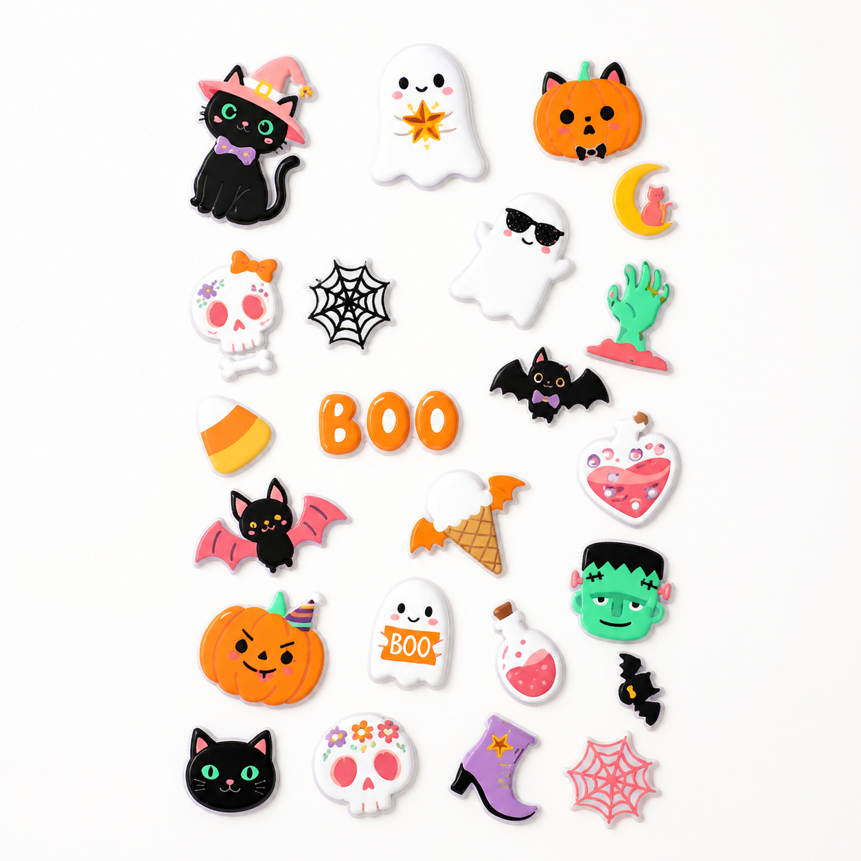 Halloween 3D Puffy Stickers from the ZHONGYI Halloween DIY Kits collection