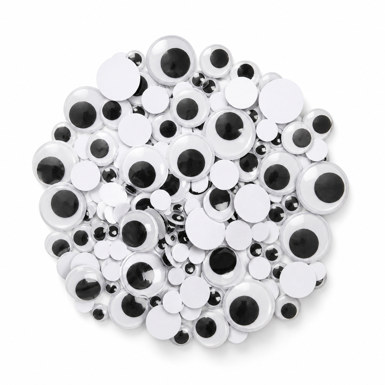 Halloween Wiggle Eyes - White from the ZHONGYI Halloween DIY Kits collection