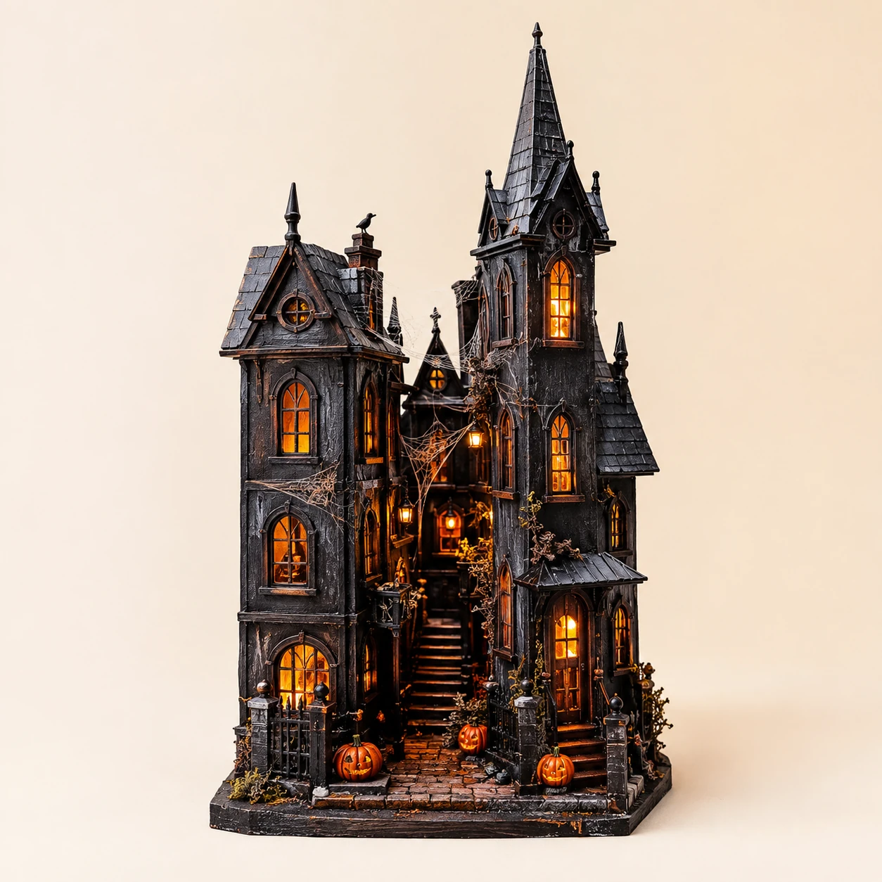 Halloween Haunted Alley from the ZHONGYI Miniature House Kits collection