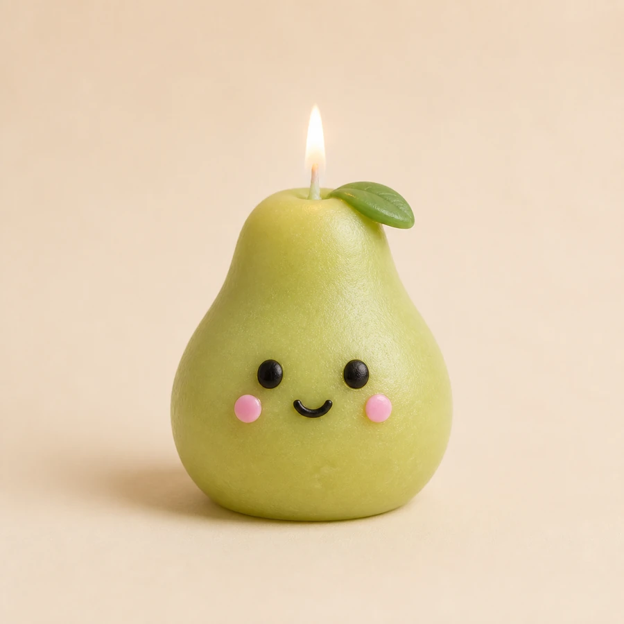 Pear DIY Candle Kit from the ZHONGYI Healing Candle Series collection