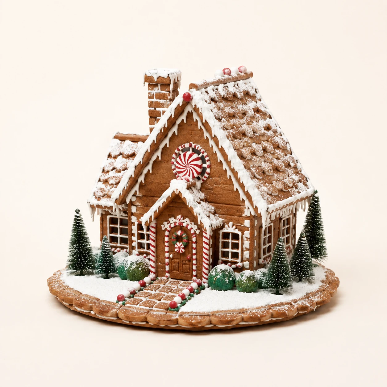 Christmas Gingerbread Cottage from the ZHONGYI Miniature House Kits collection