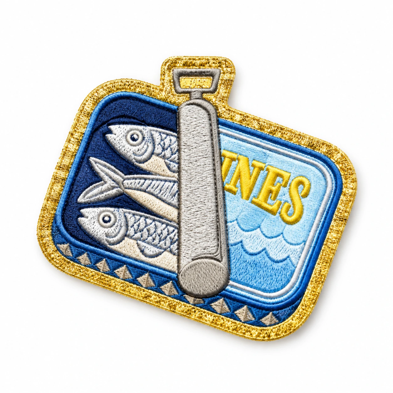 Iron-On Embroidered Patch - Design 001 from the ZHONGYI Iron-On Patches collection