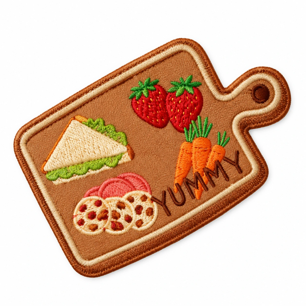 Iron-On Embroidered Patch - Design 003 from the ZHONGYI Iron-On Patches collection
