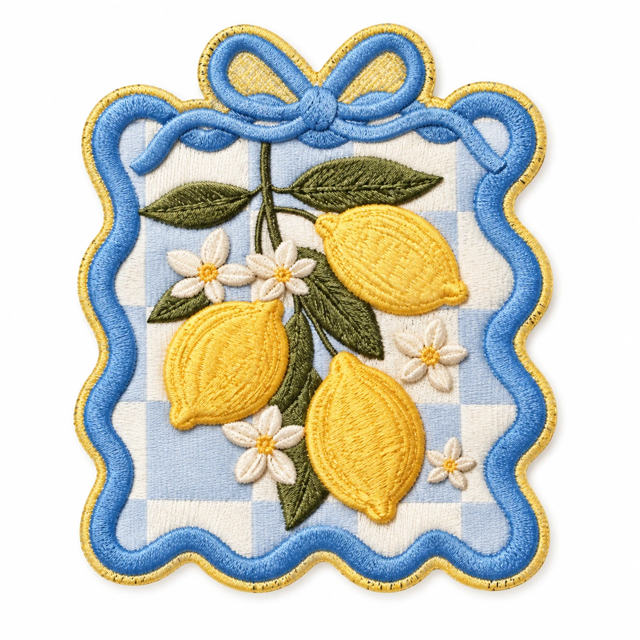 Iron-On Embroidered Patch - Design 006 from the ZHONGYI Iron-On Patches collection
