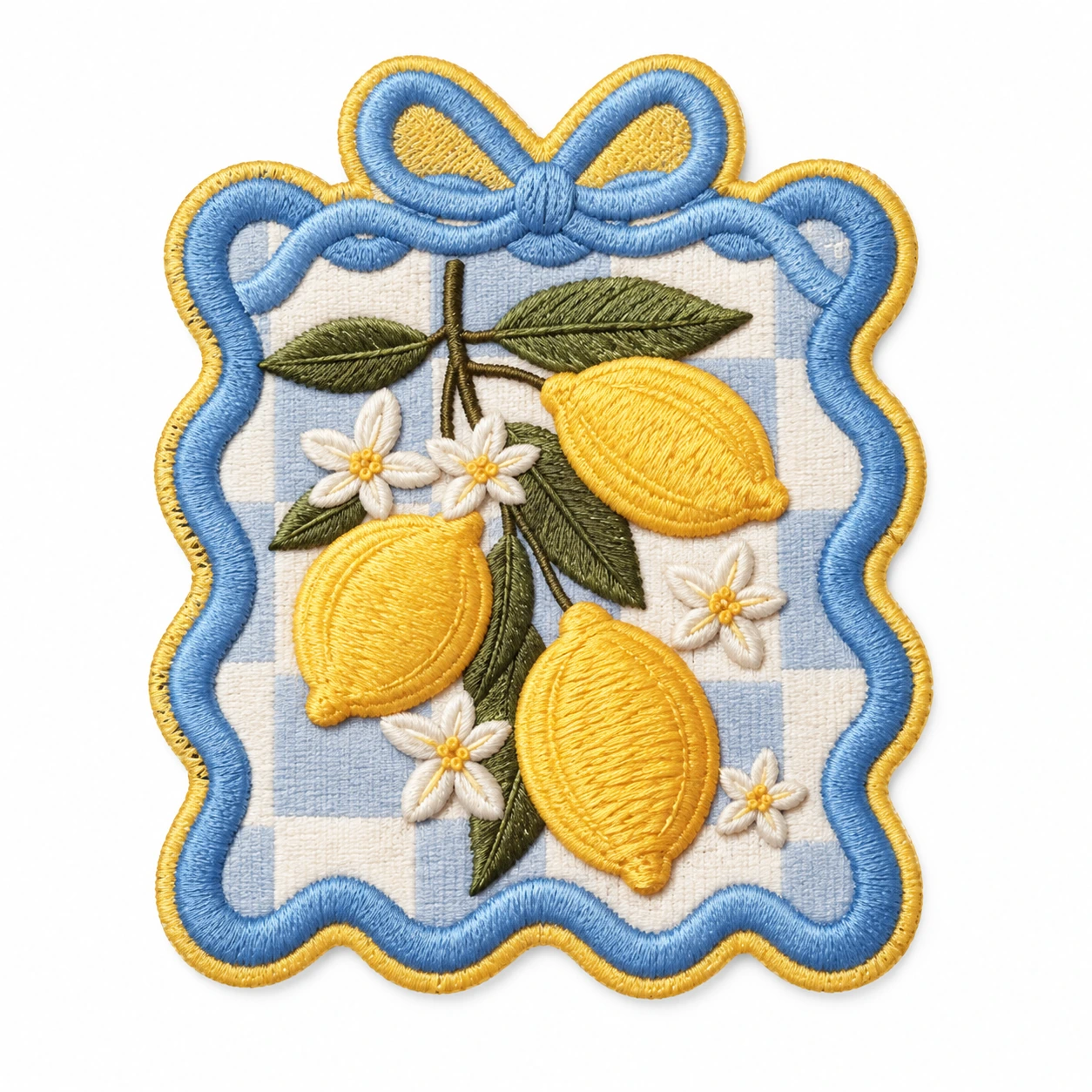 Iron-On Embroidered Patch - Design 007 from the ZHONGYI Iron-On Patches collection
