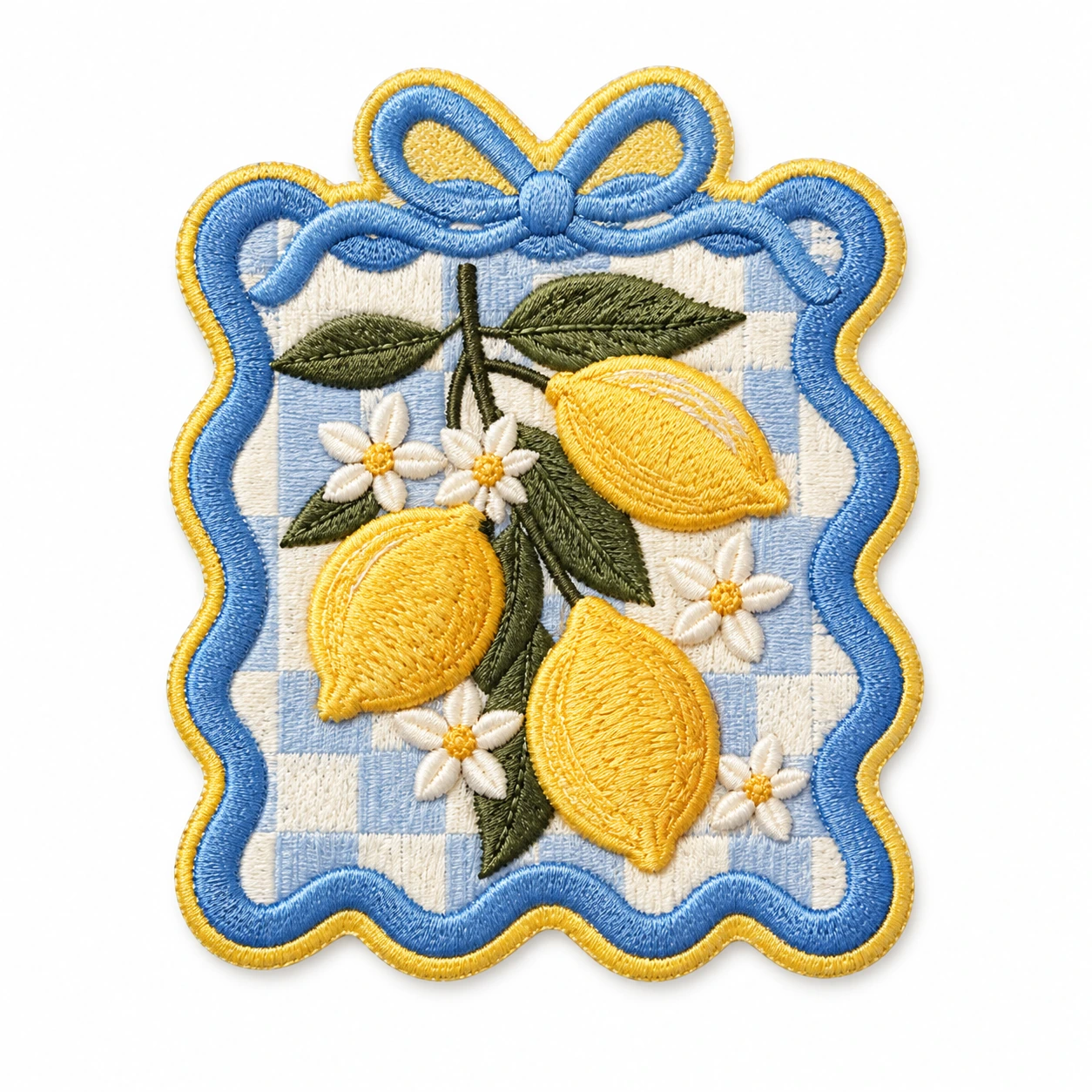 Iron-On Embroidered Patch - Design 008 from the ZHONGYI Iron-On Patches collection
